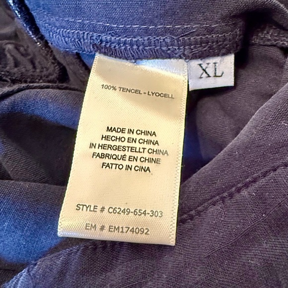 NWOT Cloth & Stone Black Button-Front Jumpsuit Size XL - Picture 8 of 9